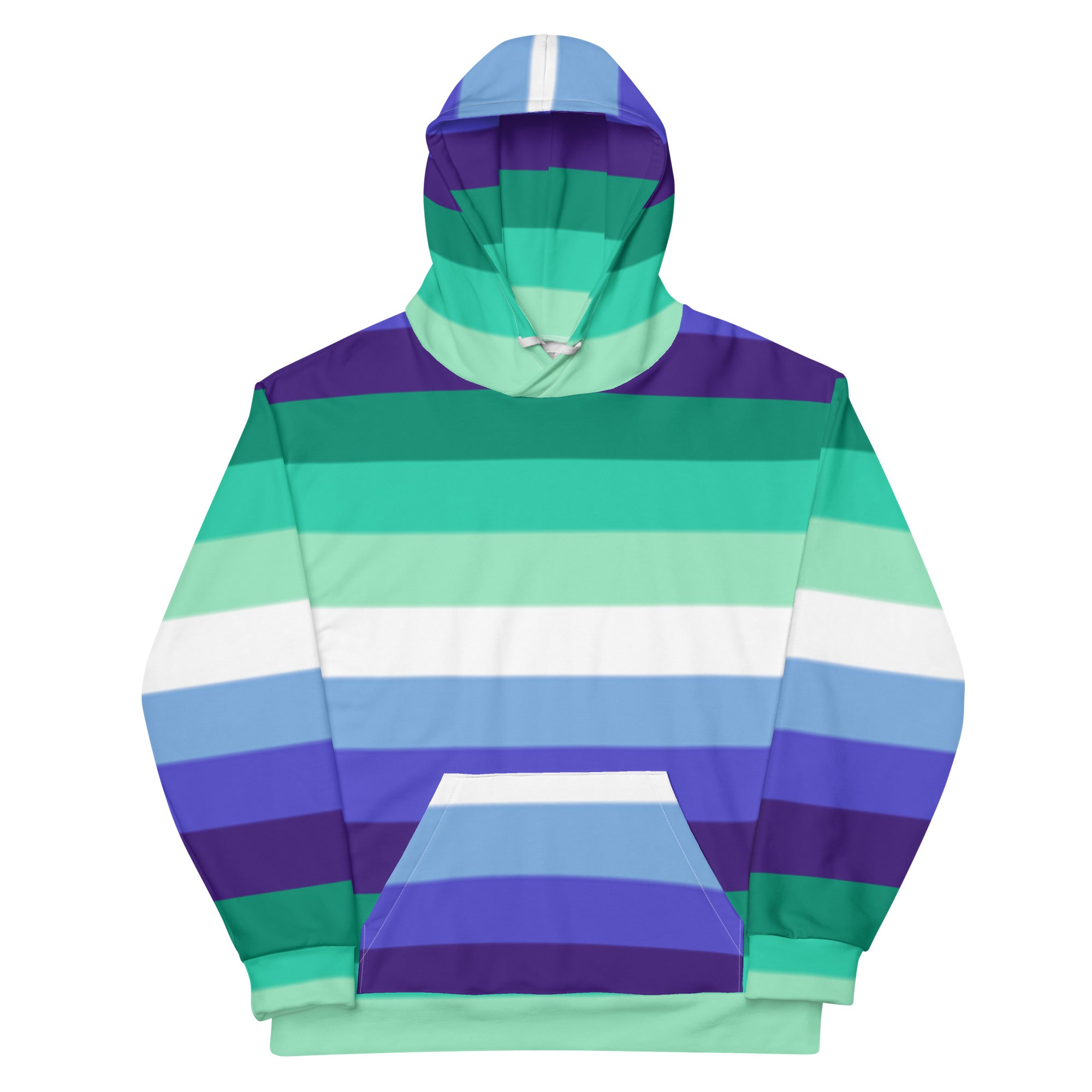 Gay Pride Flag Hoodie – Rainbow Print | Comfortable Inclusive Fit