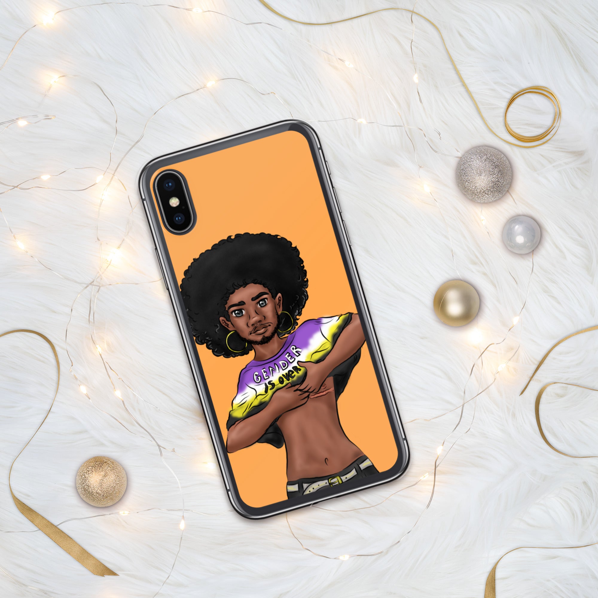 “Gender Is Over” iPhone Case , Black Representation