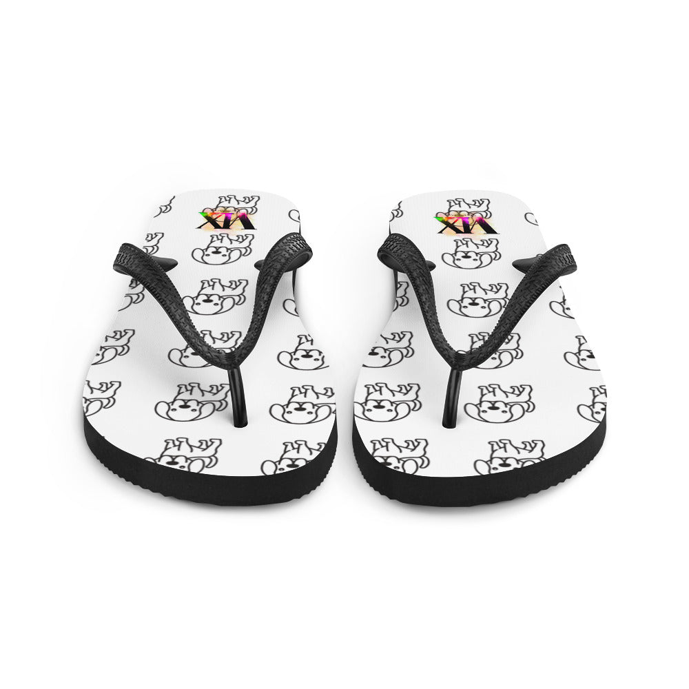 Dog Print Flip-Flops – Fun Canine Design Sandals with Cushioned Sole | Comfortable Footwear for Dog Lovers