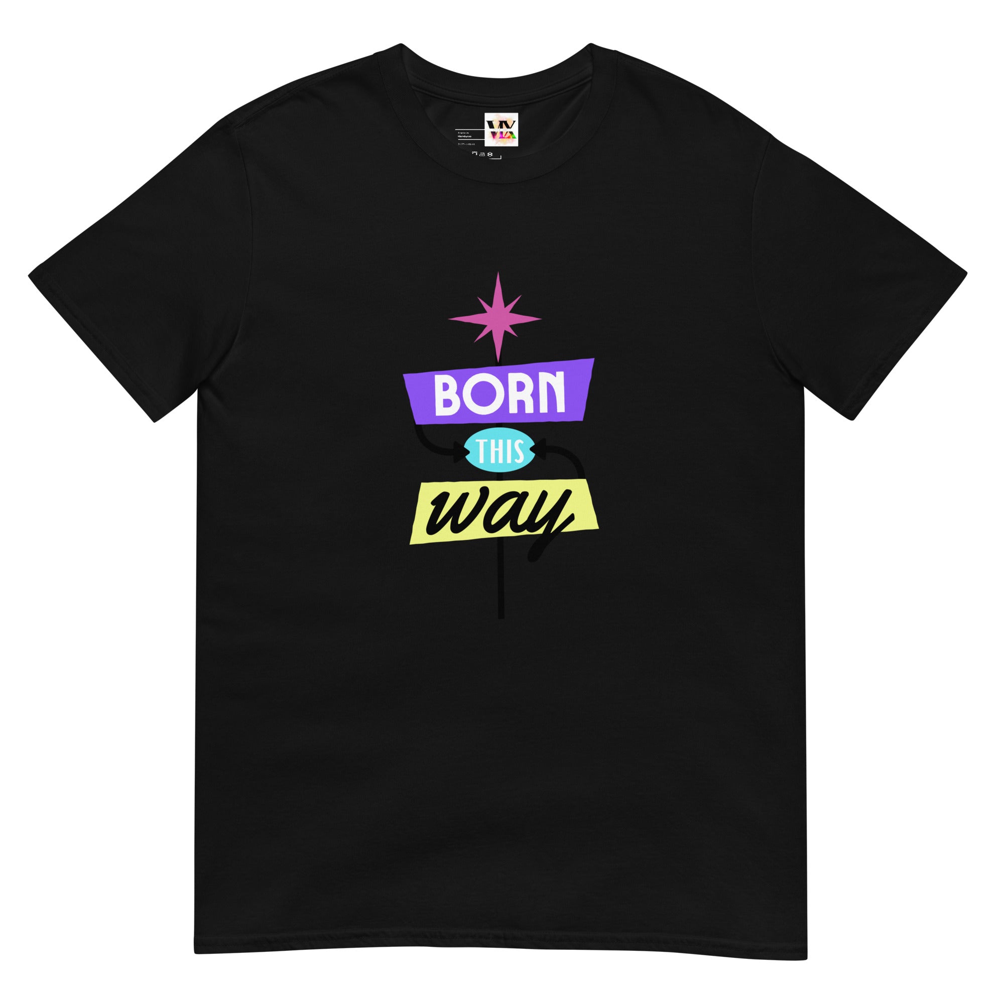 Born This Way” Pride T-Shirt – 100% Cotton Softstyle Short Sleeve Tee | LGBTQIA+ Empowerment Design