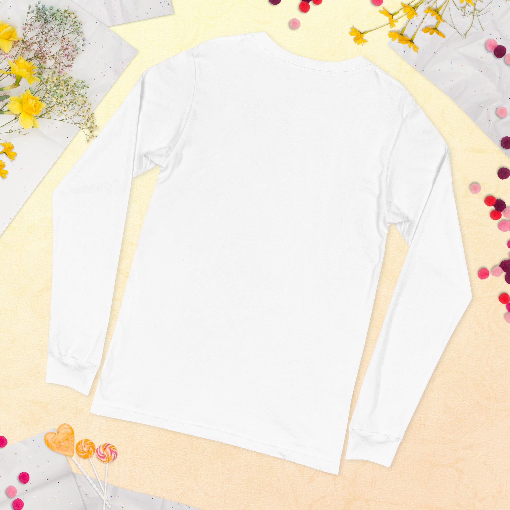 VOCE LINDX Long Sleeve Tee – Upload Your Photo or Design – 100% Cotton Jersey, Comfortable & Customisable