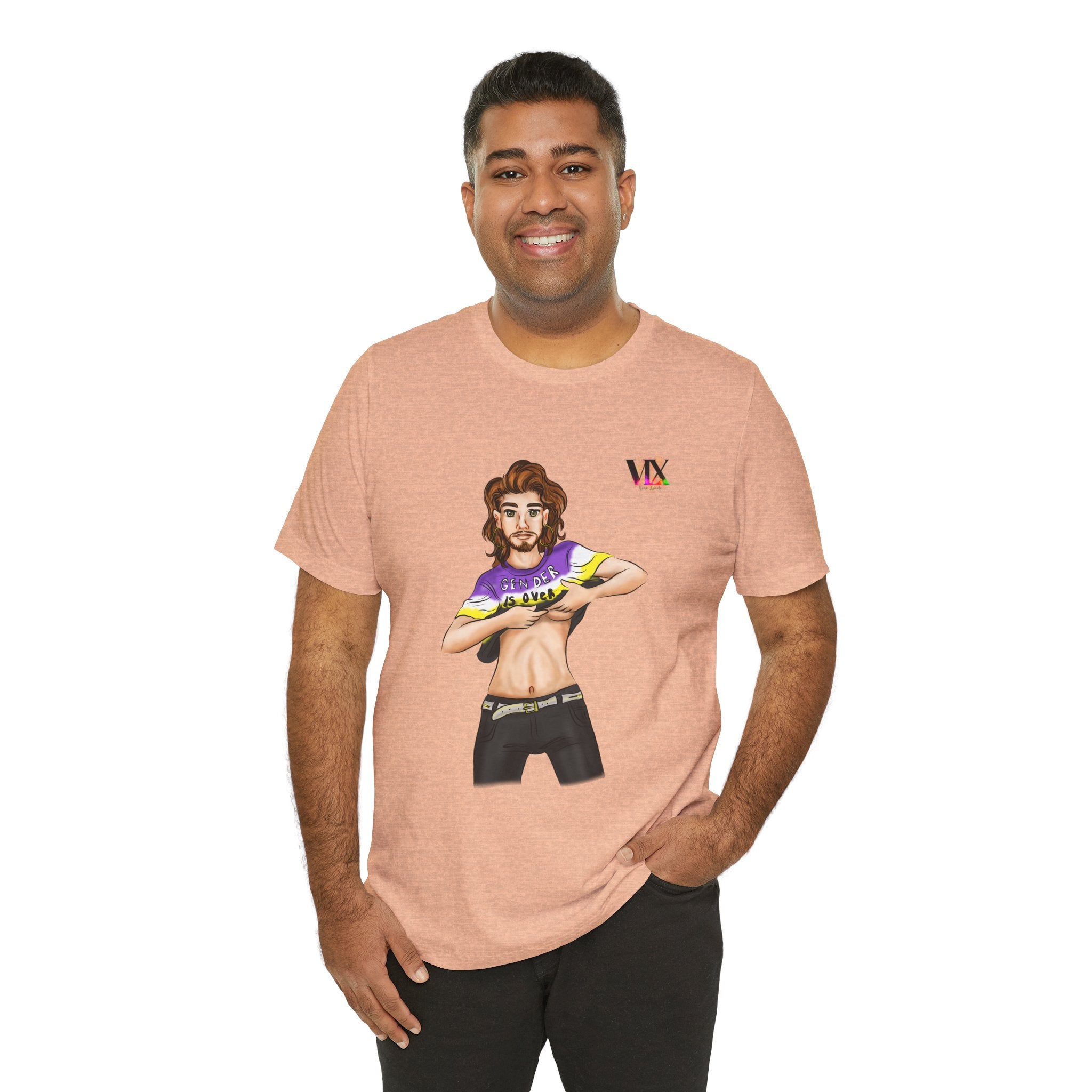 VOCE LINDX Classic Fit Cotton T‑Shirt – 100 % Airlume Combed &amp; Ring‑Spun Cotton – Lightweight, Breathable Tee