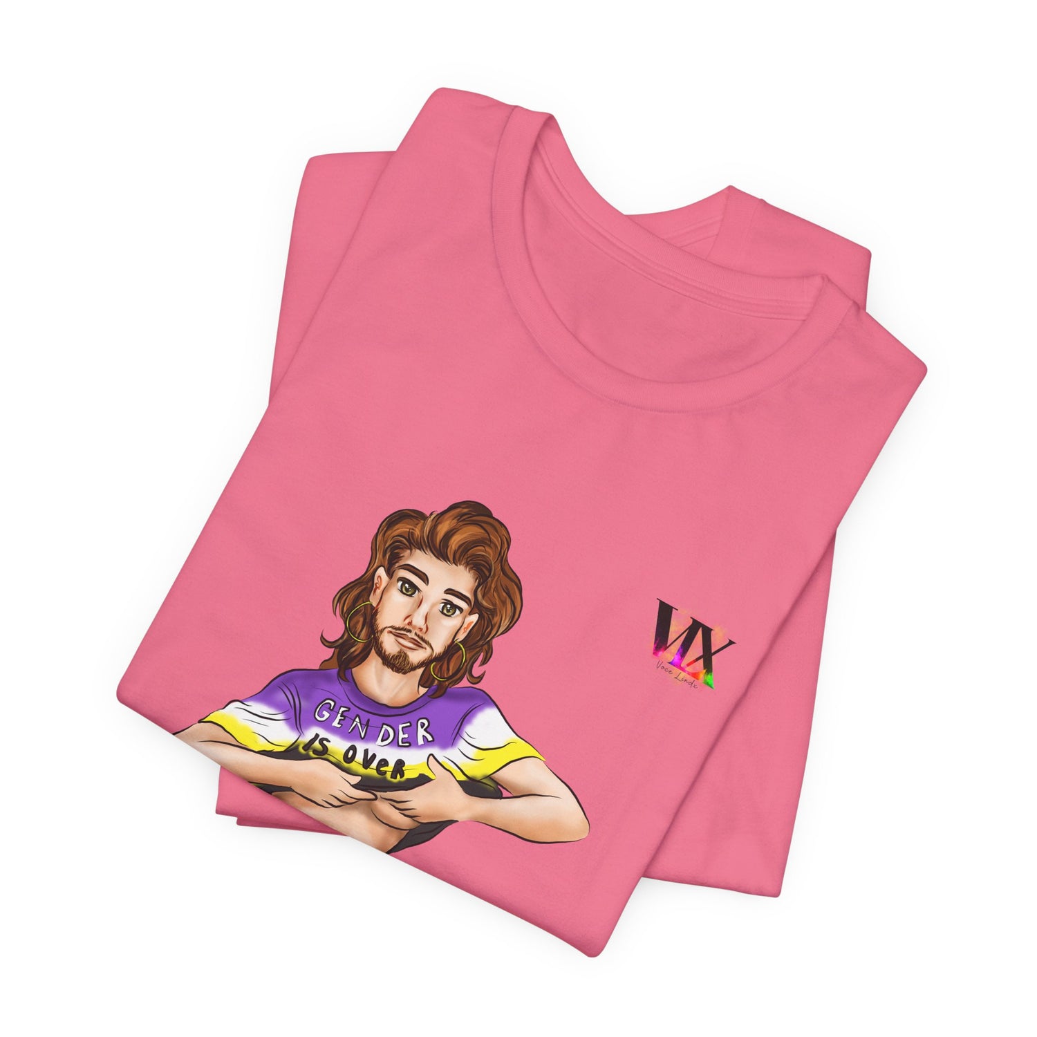 VOCE LINDX Classic Fit Cotton T‑Shirt – 100 % Airlume Combed &amp; Ring‑Spun Cotton – Lightweight, Breathable Tee