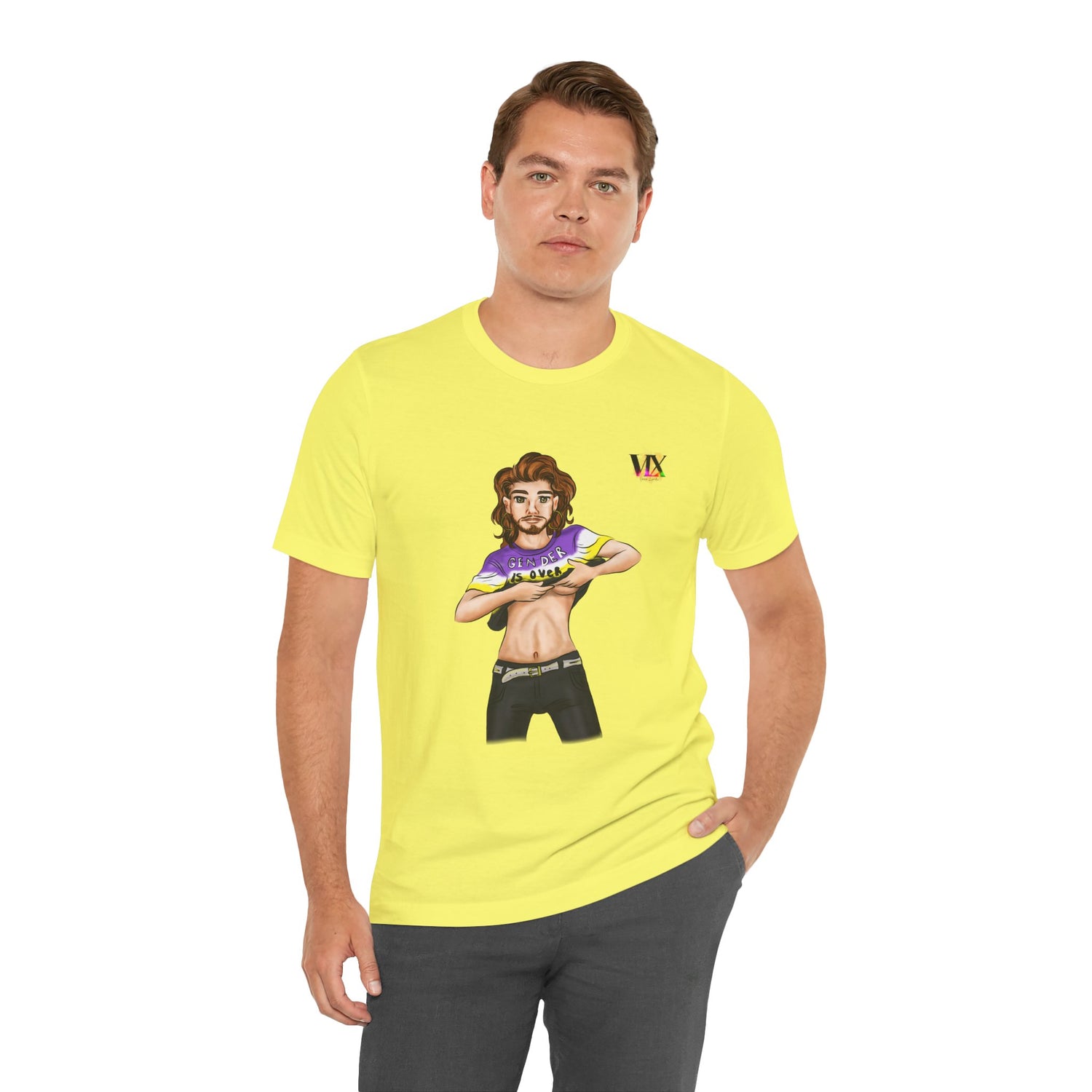 VOCE LINDX Classic Fit Cotton T‑Shirt – 100 % Airlume Combed &amp; Ring‑Spun Cotton – Lightweight, Breathable Tee
