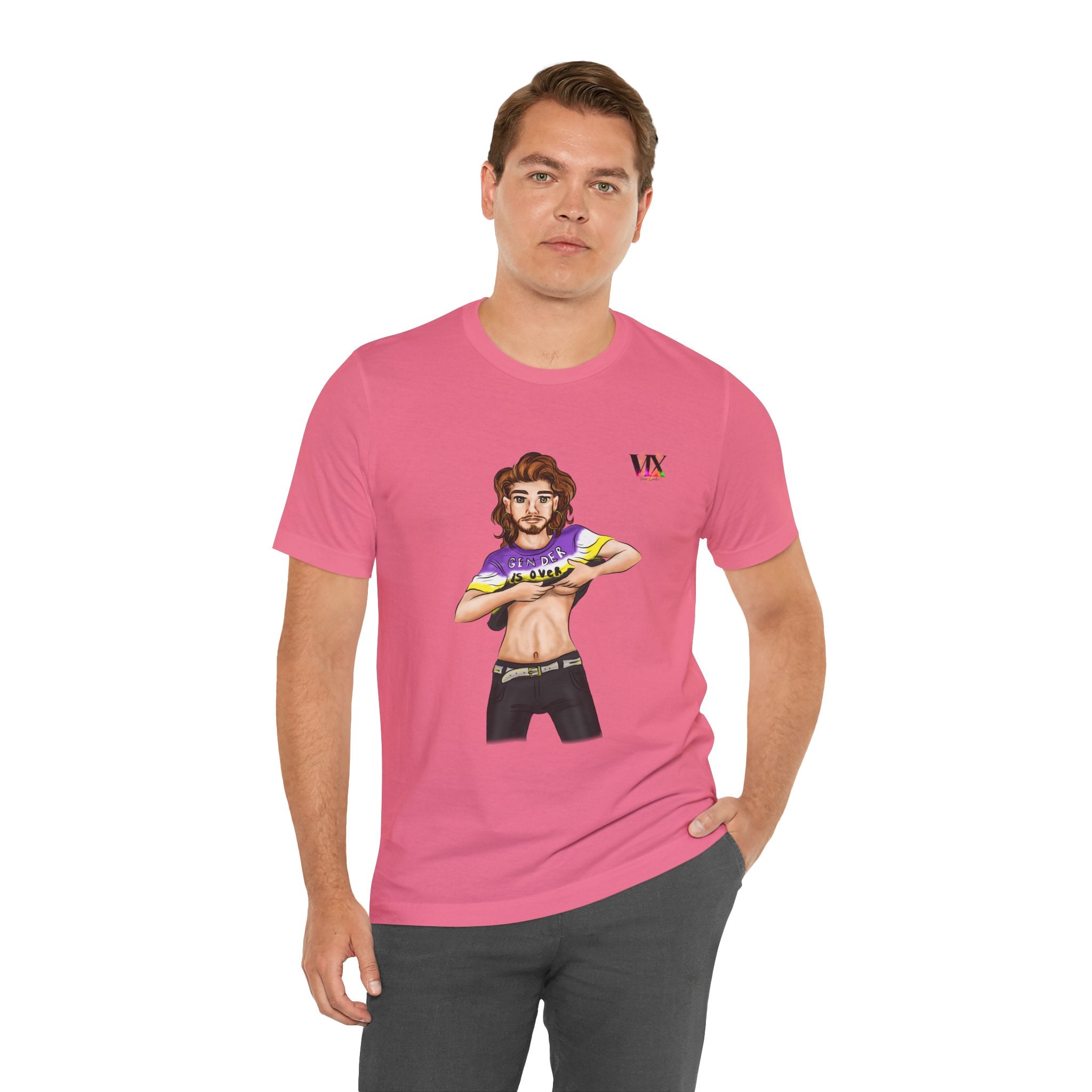 VOCE LINDX Classic Fit Cotton T‑Shirt – 100 % Airlume Combed &amp; Ring‑Spun Cotton – Lightweight, Breathable Tee