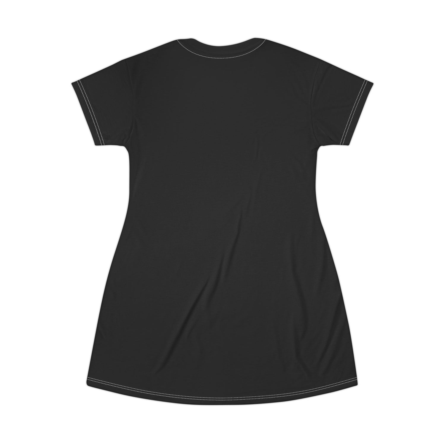 Gender Is Over T-Shirt Dress – Gender-Free, Nonbinary Pride Art, Lightweight Polyester | Voce Lindx