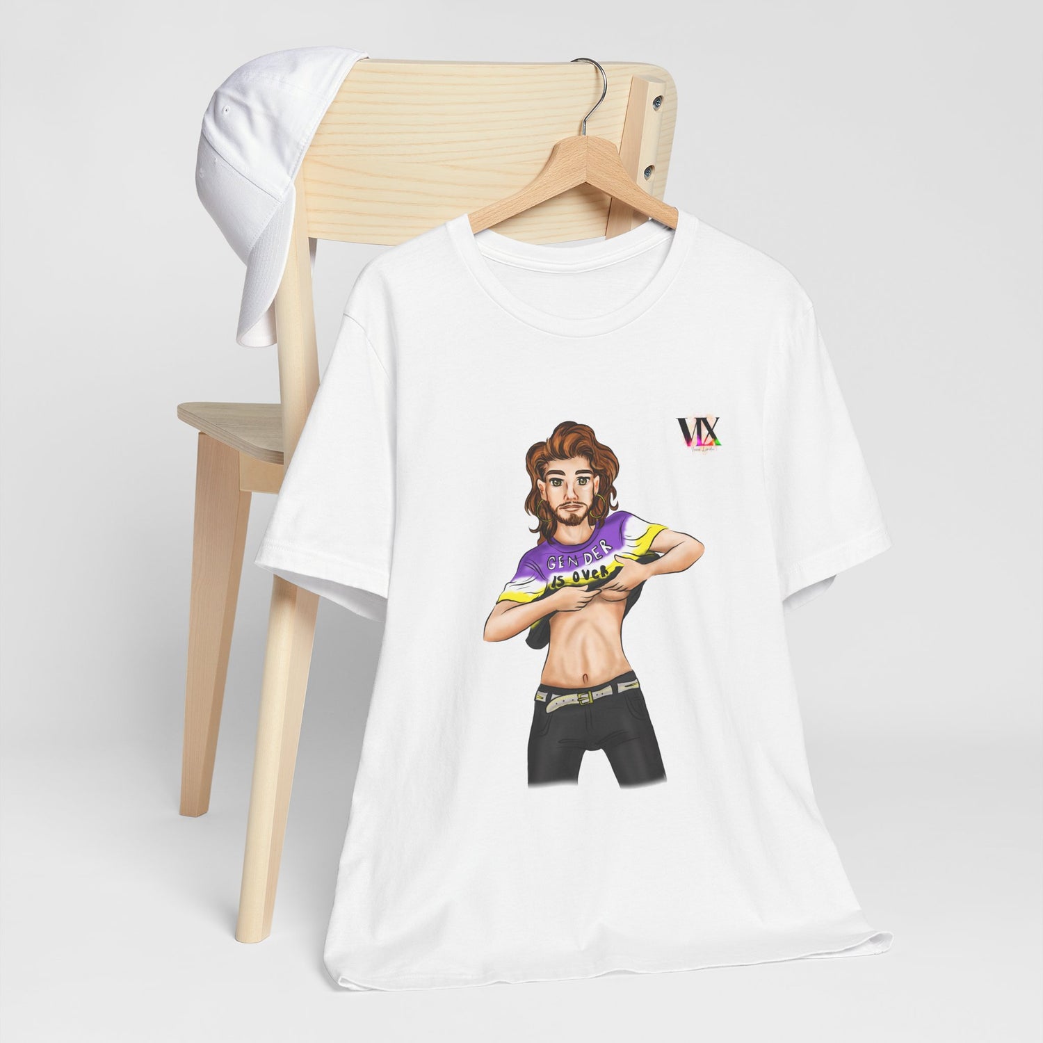 VOCE LINDX Classic Fit Cotton T‑Shirt – 100 % Airlume Combed &amp; Ring‑Spun Cotton – Lightweight, Breathable Tee