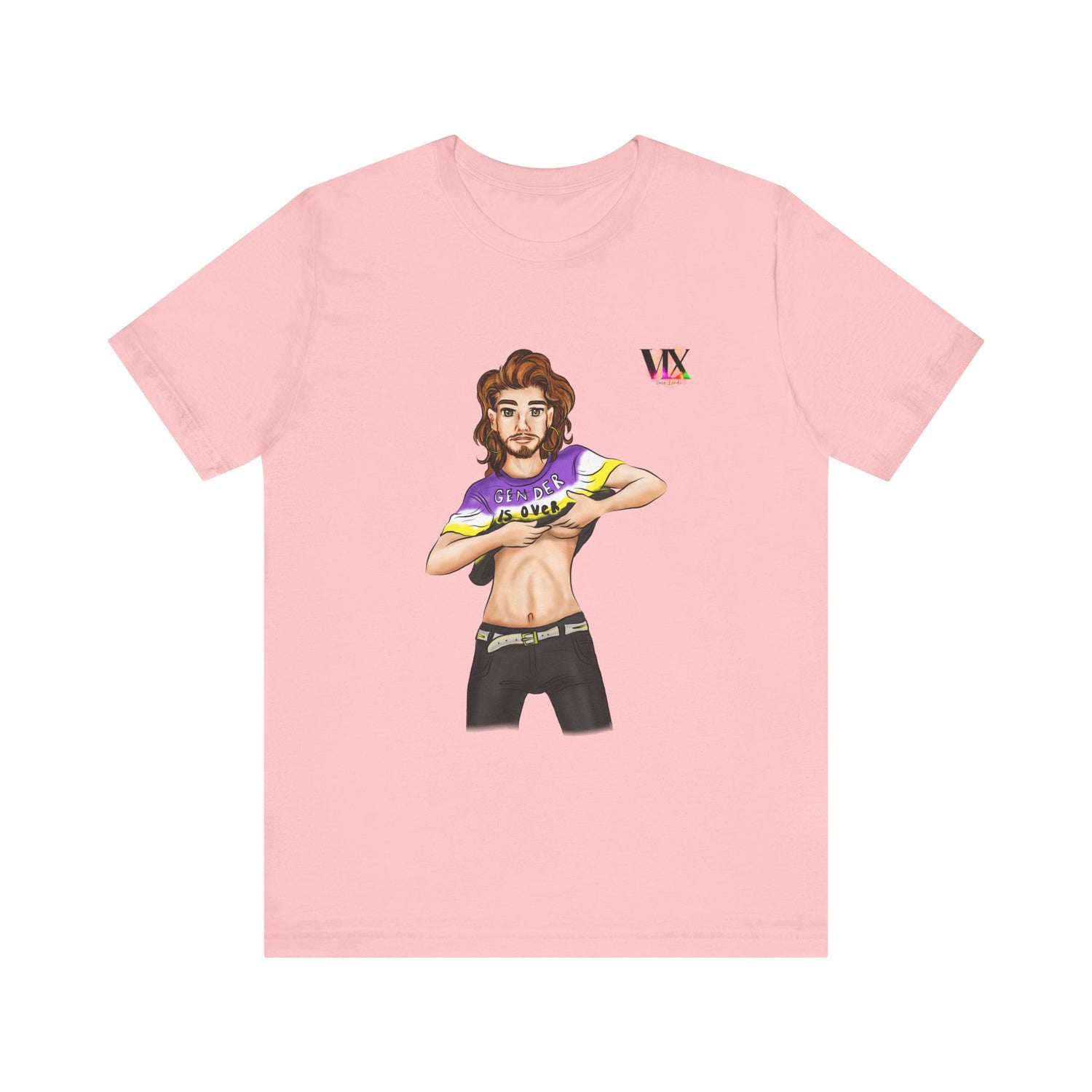 VOCE LINDX Classic Fit Cotton T‑Shirt – 100 % Airlume Combed &amp; Ring‑Spun Cotton – Lightweight, Breathable Tee