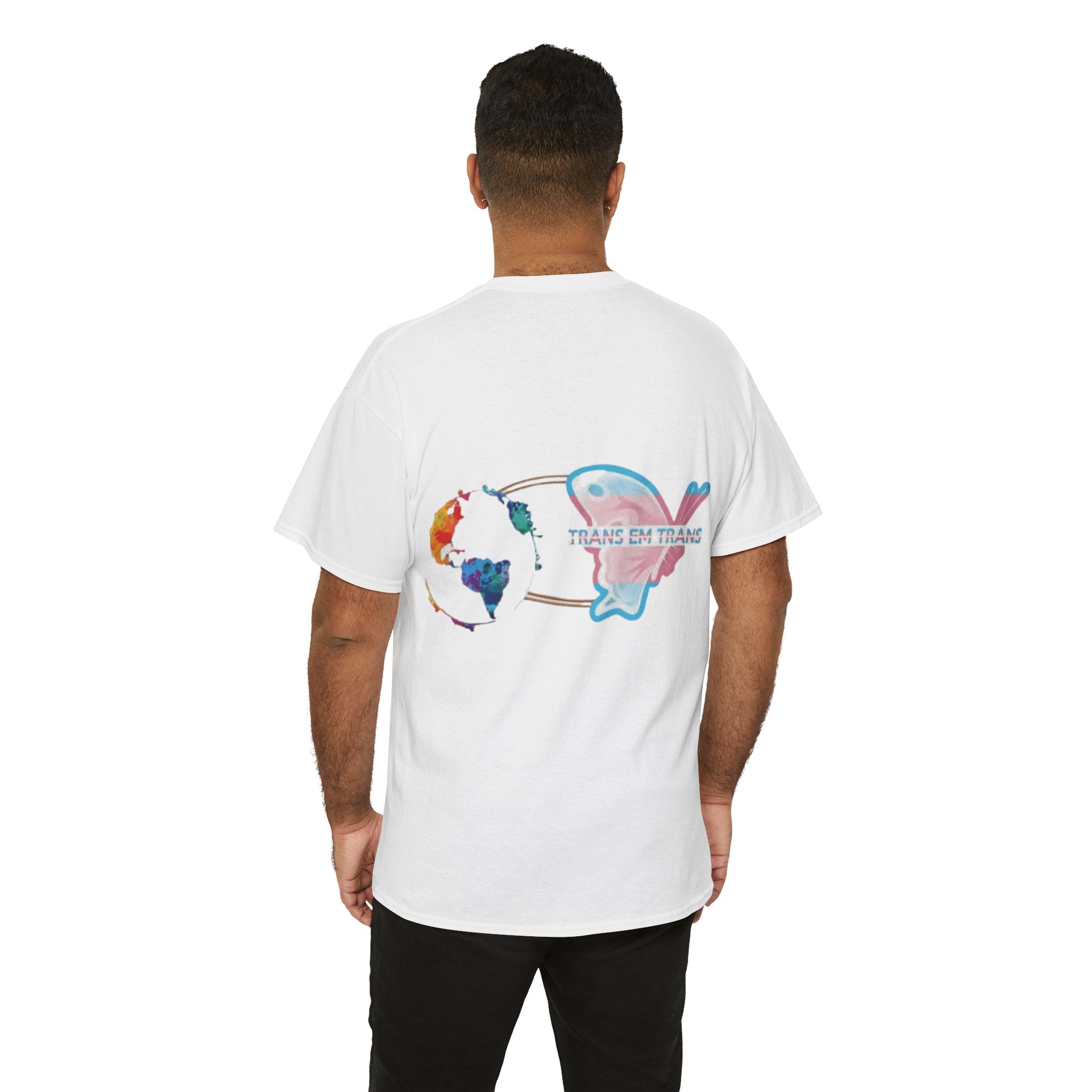 Gender-Free Heavy Cotton Tee – Classic Fit, 100% Cotton, Inclusive Basic Wardrobe Staple | Voce Lindx