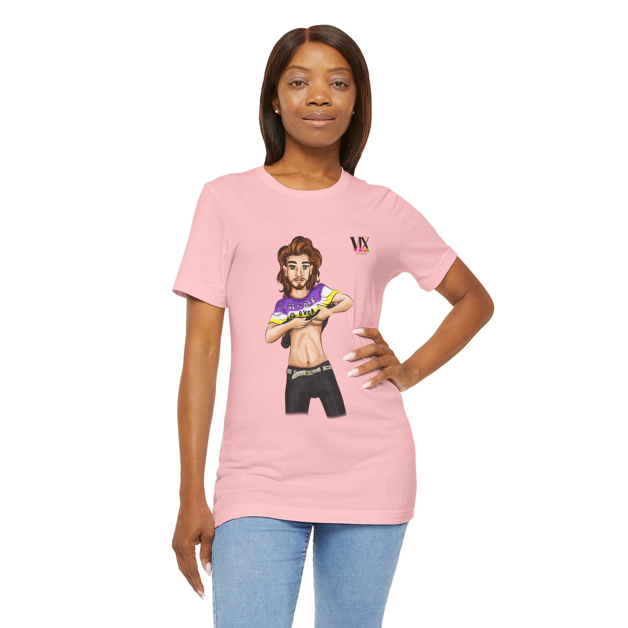 VOCE LINDX Classic Fit Cotton T‑Shirt – 100 % Airlume Combed &amp; Ring‑Spun Cotton – Lightweight, Breathable Tee