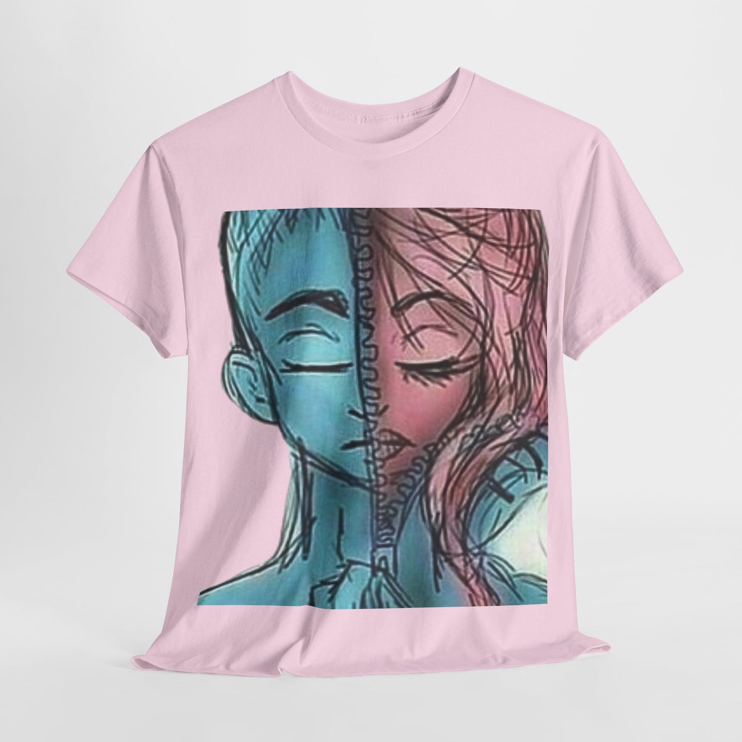 Gender-Free Heavy Cotton Tee – Classic Fit, 100% Cotton, Inclusive Basic Wardrobe Staple | Voce Lindx