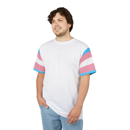 Trans Pride VLX T-Shirt – Lightweight Microfiber Knit, Inclusive LGBTQIA+ Fashion | Voce Lindx