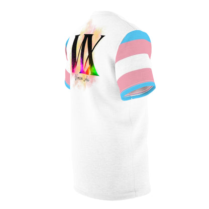 Trans Pride VLX T-Shirt – Lightweight Microfiber Knit, Inclusive LGBTQIA+ Fashion | Voce Lindx