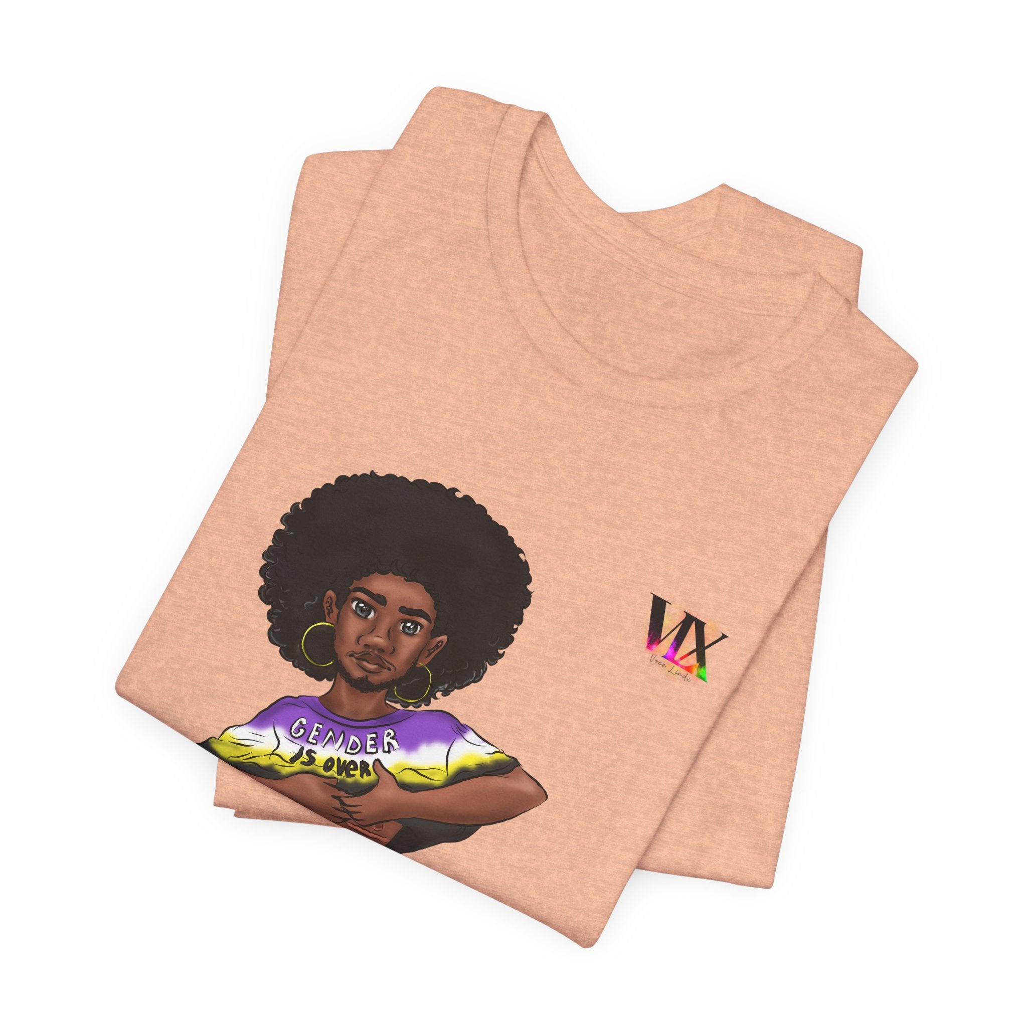 VOCE LINDX Classic Fit T‑Shirt – 100 % Airlume Cotton, Lightweight &amp; Breathable Tee