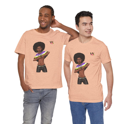 VOCE LINDX Classic Fit T‑Shirt – 100 % Airlume Cotton, Lightweight &amp; Breathable Tee