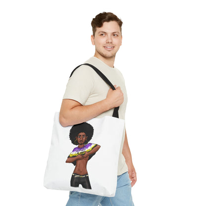 Gender Is Over Tote Bag – Gender-Free, Black Representation Art, Durable Polyester, Multiple Sizes | Inclusive LGBTQIA+ Accessory | Voce Lindx