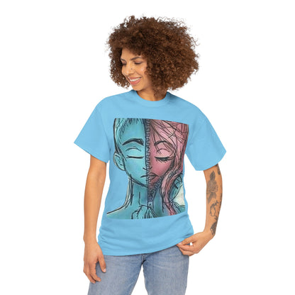 Gender-Free Heavy Cotton Tee – Classic Fit, 100% Cotton, Inclusive Basic Wardrobe Staple | Voce Lindx
