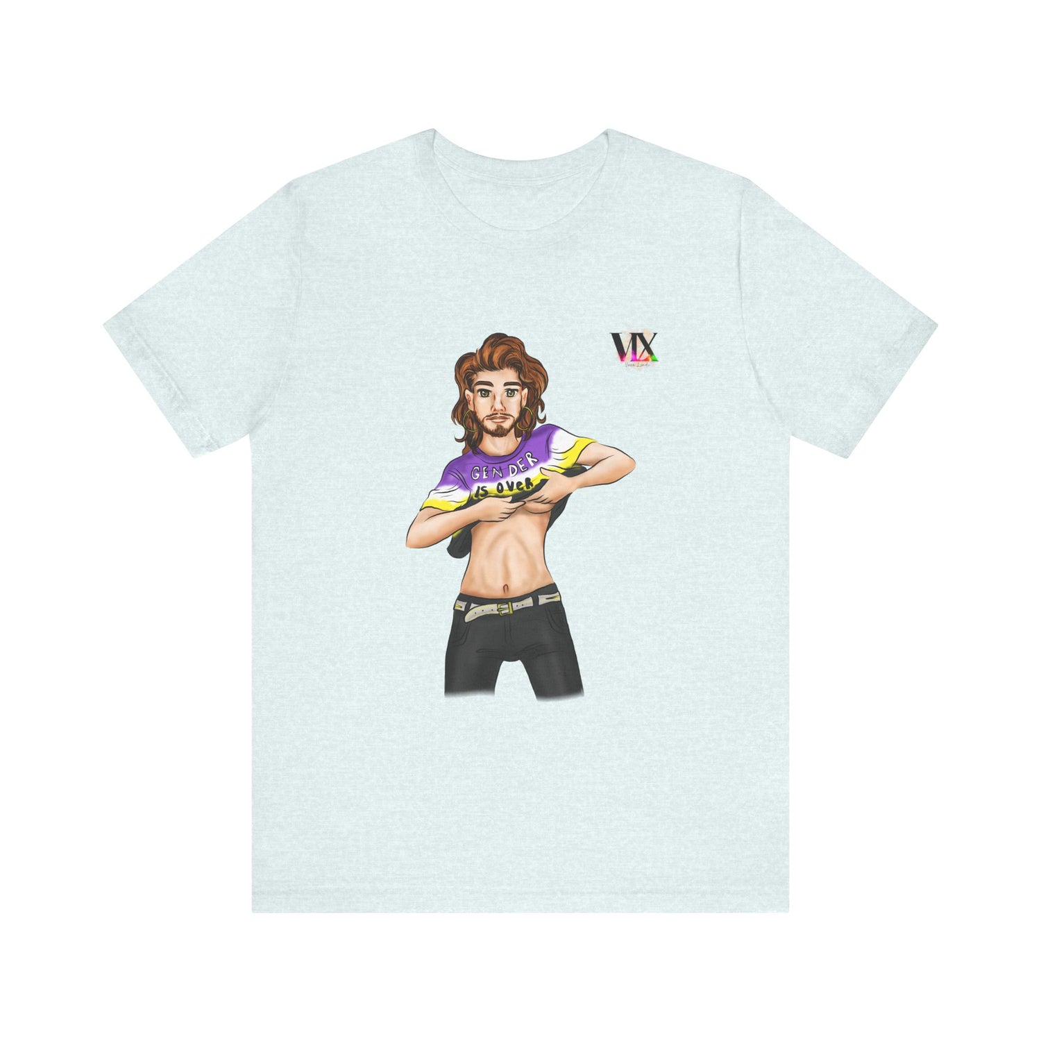 VOCE LINDX Classic Fit Cotton T‑Shirt – 100 % Airlume Combed &amp; Ring‑Spun Cotton – Lightweight, Breathable Tee