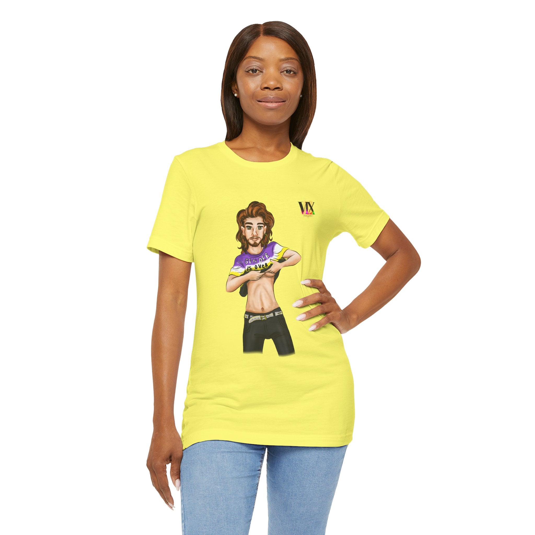 VOCE LINDX Classic Fit Cotton T‑Shirt – 100 % Airlume Combed &amp; Ring‑Spun Cotton – Lightweight, Breathable Tee