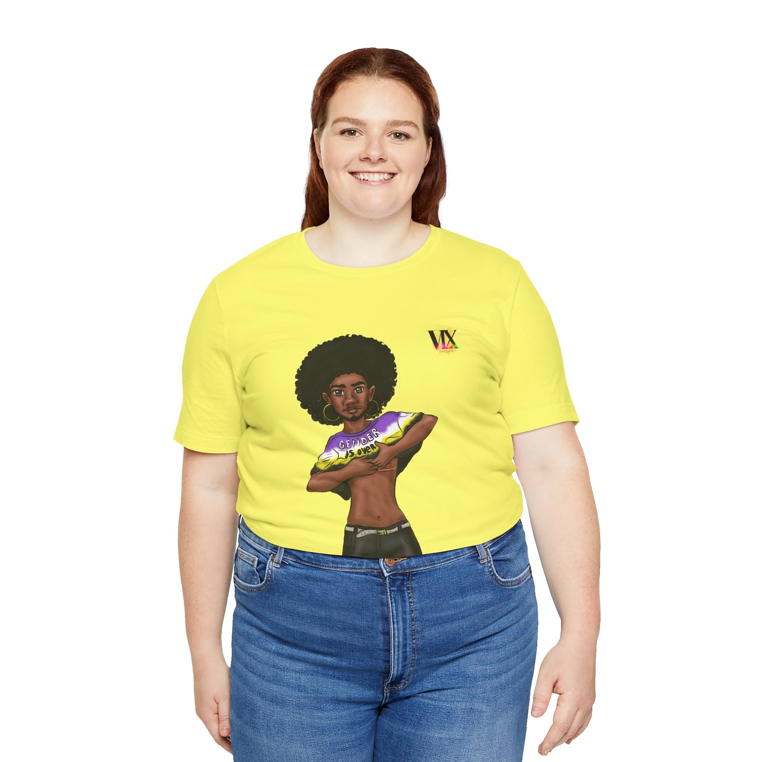 VOCE LINDX Classic Fit T‑Shirt – 100 % Airlume Cotton, Lightweight &amp; Breathable Tee