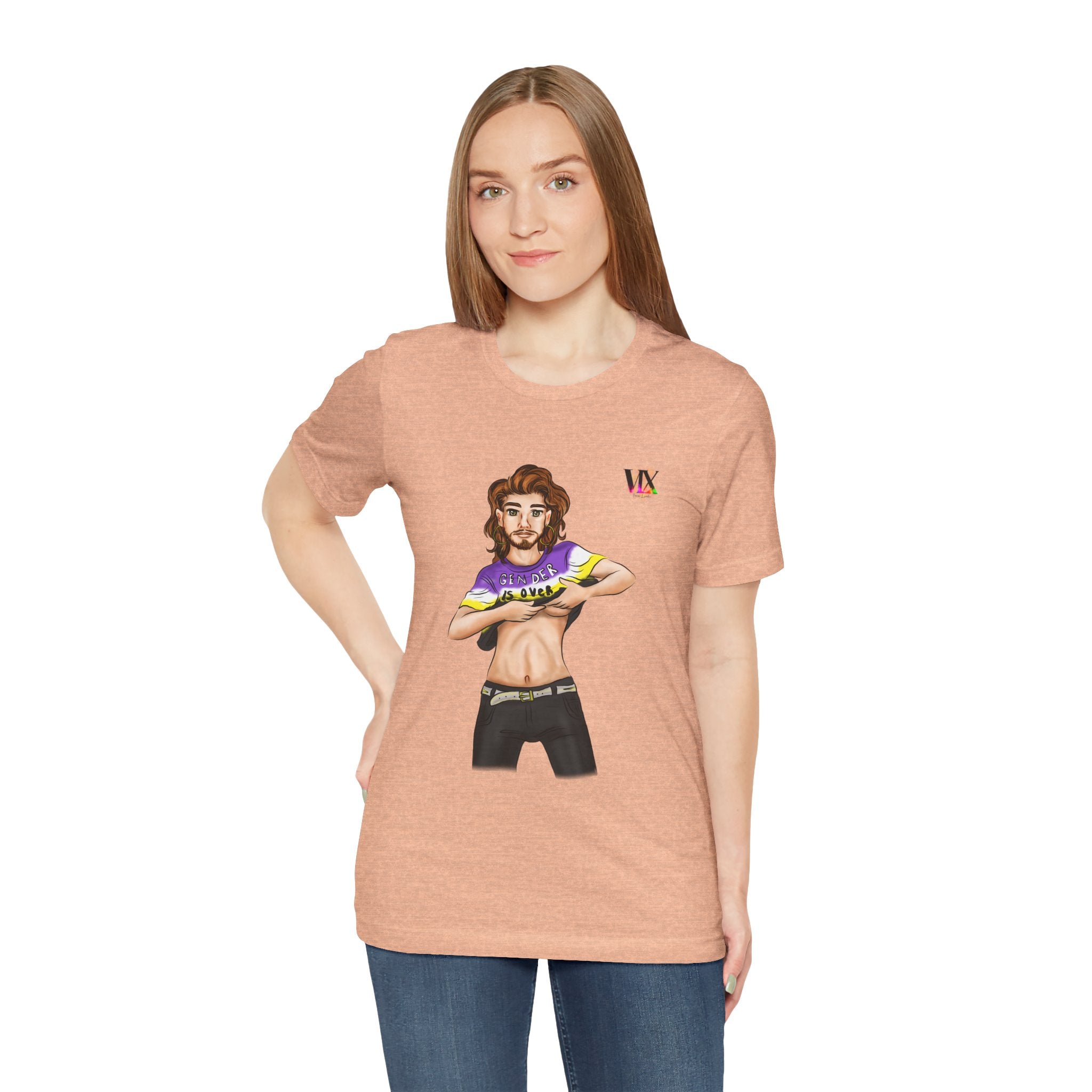 VOCE LINDX Classic Fit Cotton T‑Shirt – 100 % Airlume Combed &amp; Ring‑Spun Cotton – Lightweight, Breathable Tee