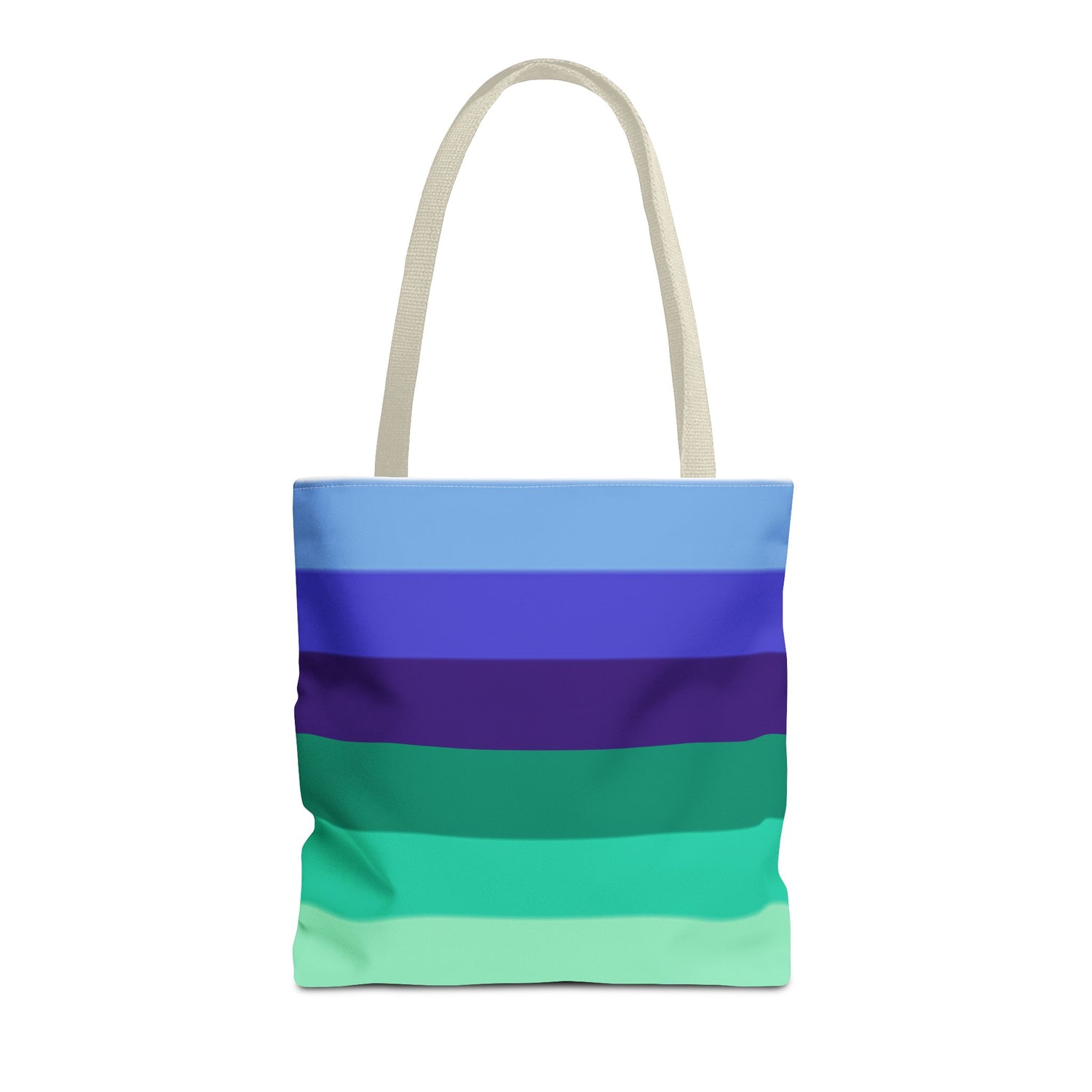 Gay Pride Flag Tote Bag – Durable Polyester, Multiple Sizes &amp; Handle Colors | Inclusive LGBTQIA+ Accessory | Voce Lindx