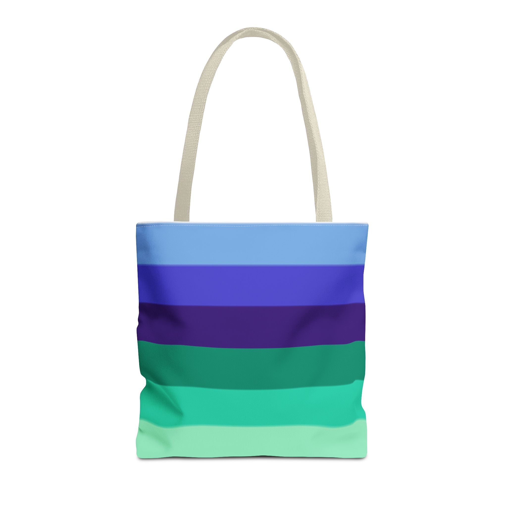 Gay Pride Flag Tote Bag – Durable Polyester, Multiple Sizes &amp; Handle Colors | Inclusive LGBTQIA+ Accessory | Voce Lindx