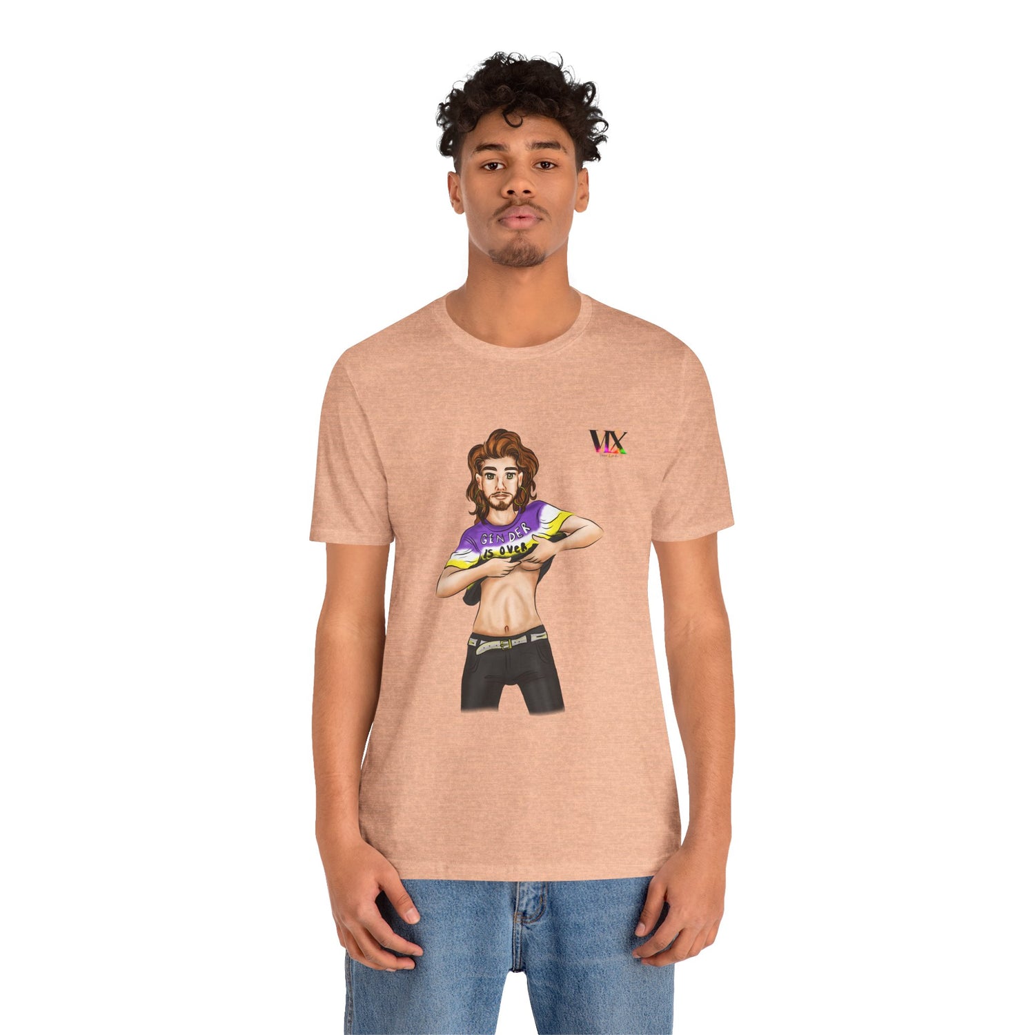 VOCE LINDX Classic Fit Cotton T‑Shirt – 100 % Airlume Combed &amp; Ring‑Spun Cotton – Lightweight, Breathable Tee