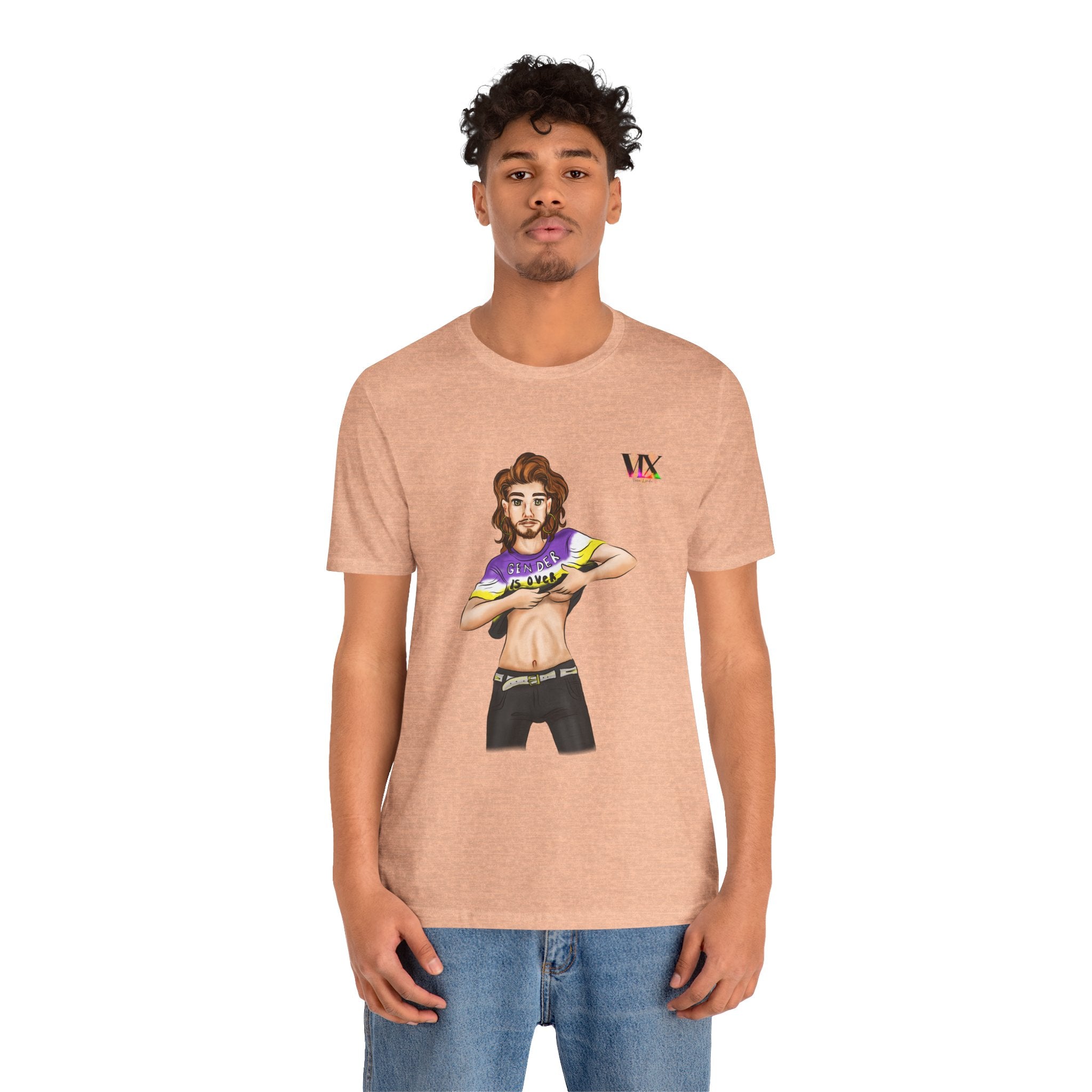 VOCE LINDX Classic Fit Cotton T‑Shirt – 100 % Airlume Combed &amp; Ring‑Spun Cotton – Lightweight, Breathable Tee