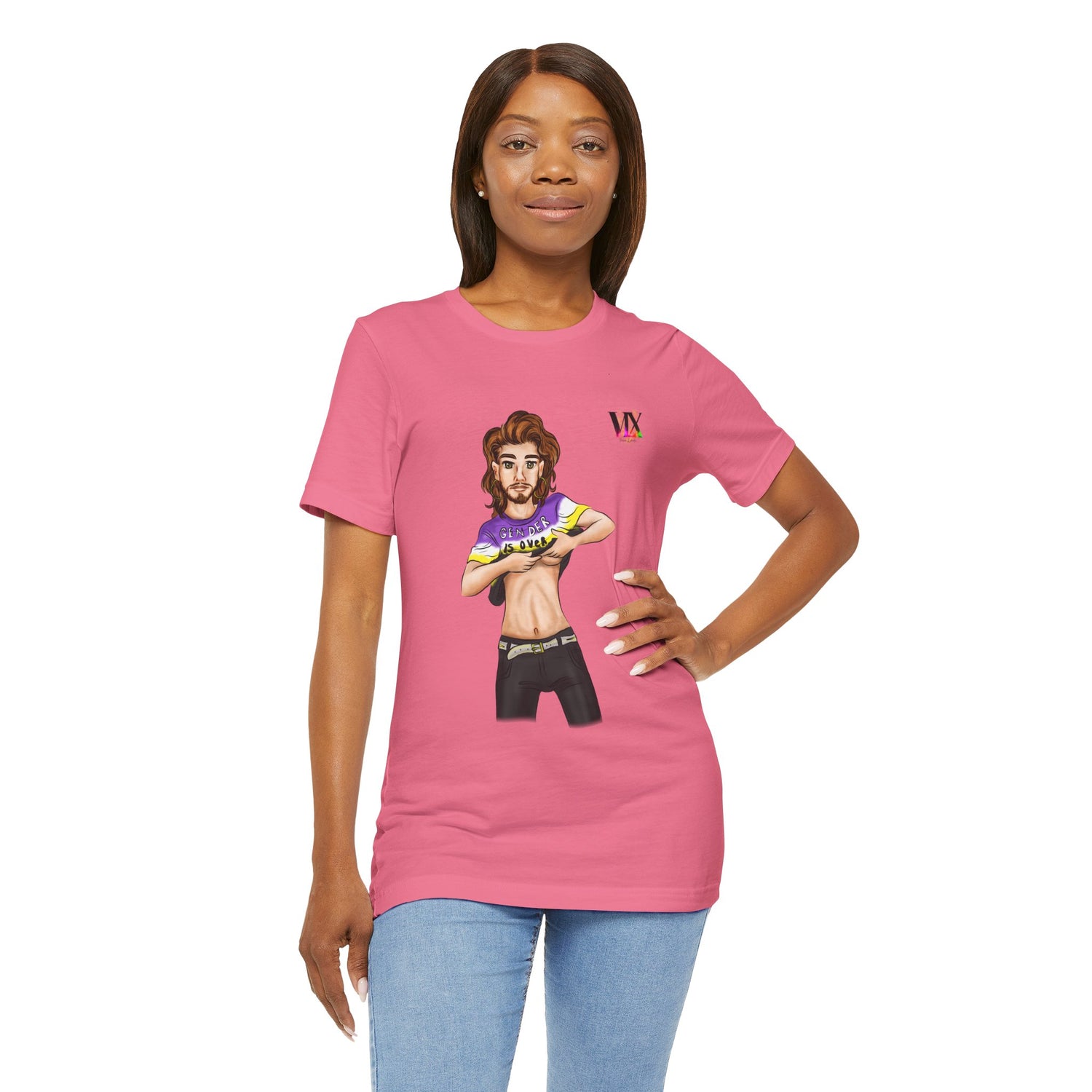 VOCE LINDX Classic Fit Cotton T‑Shirt – 100 % Airlume Combed &amp; Ring‑Spun Cotton – Lightweight, Breathable Tee