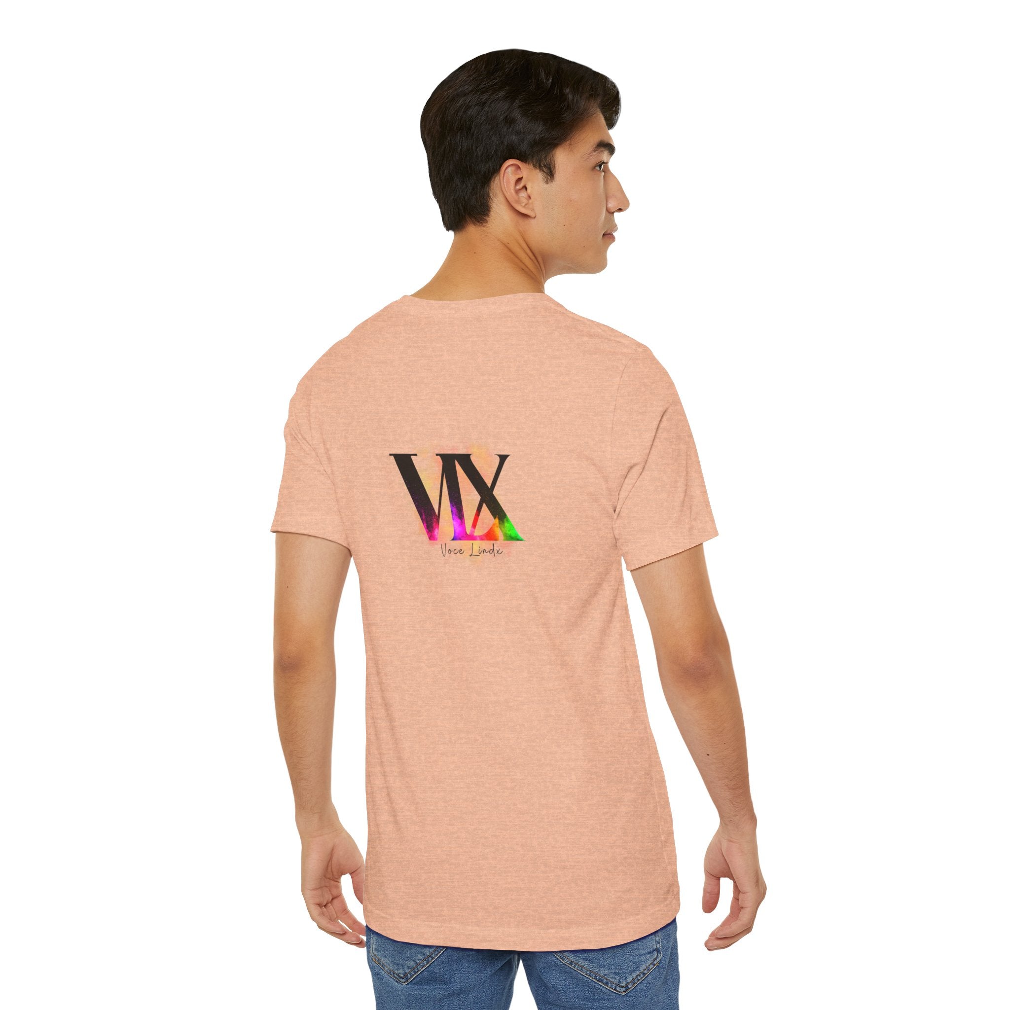 VOCE LINDX Classic Fit T‑Shirt – 100 % Airlume Cotton, Lightweight &amp; Breathable Tee