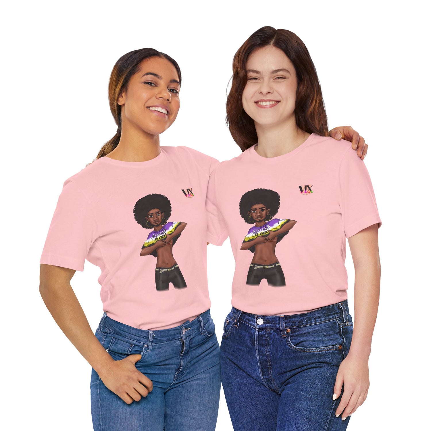 VOCE LINDX Classic Fit T‑Shirt – 100 % Airlume Cotton, Lightweight &amp; Breathable Tee