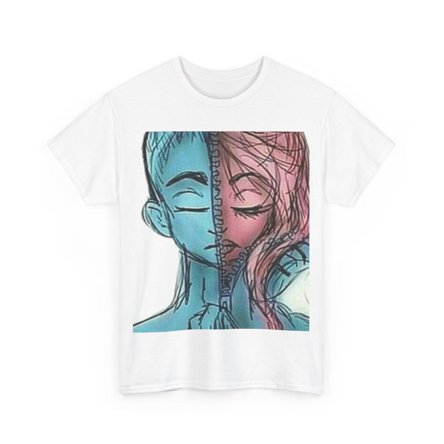 Gender-Free Heavy Cotton Tee – Classic Fit, 100% Cotton, Inclusive Basic Wardrobe Staple | Voce Lindx