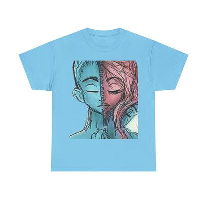 Gender-Free Heavy Cotton Tee – Classic Fit, 100% Cotton, Inclusive Basic Wardrobe Staple | Voce Lindx
