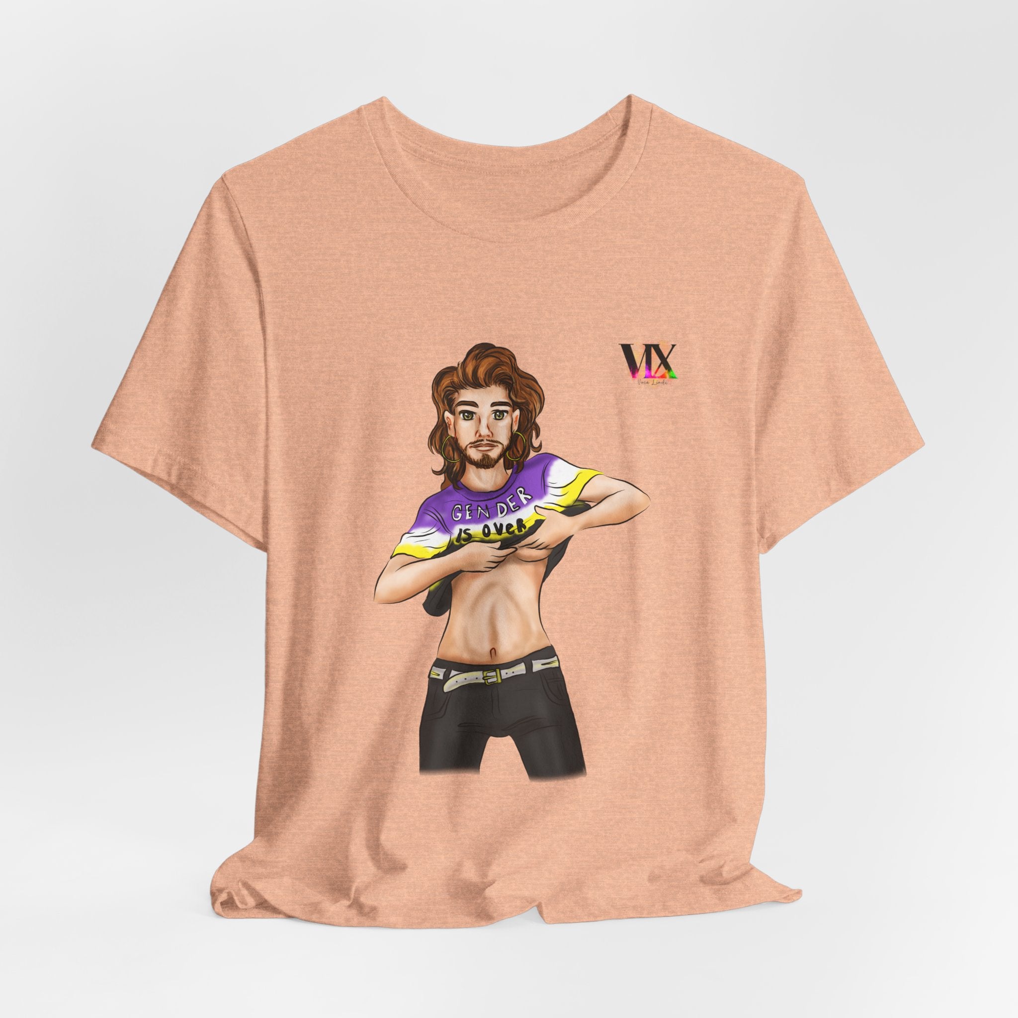 VOCE LINDX Classic Fit Cotton T‑Shirt – 100 % Airlume Combed &amp; Ring‑Spun Cotton – Lightweight, Breathable Tee