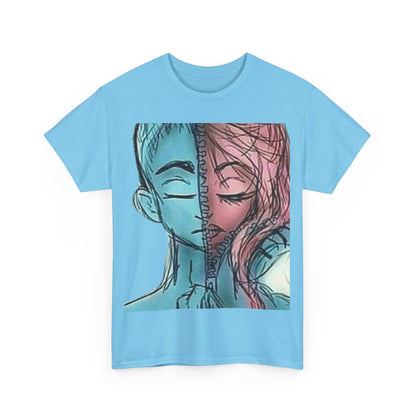 Gender-Free Heavy Cotton Tee – Classic Fit, 100% Cotton, Inclusive Basic Wardrobe Staple | Voce Lindx