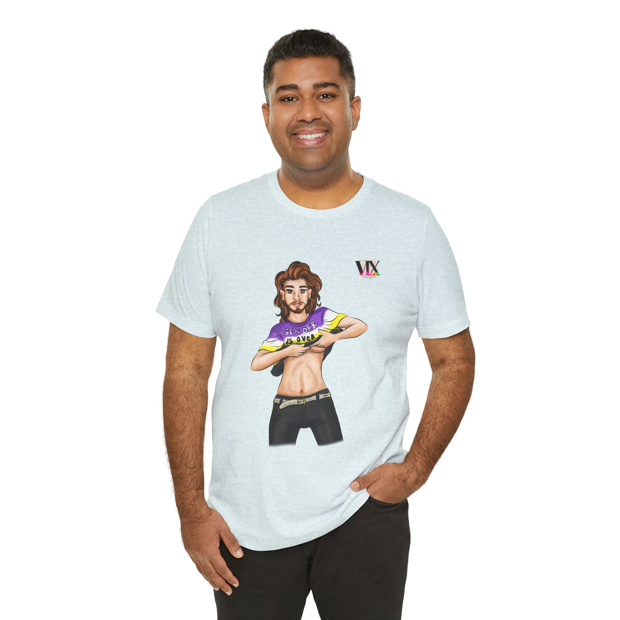 VOCE LINDX Classic Fit Cotton T‑Shirt – 100 % Airlume Combed &amp; Ring‑Spun Cotton – Lightweight, Breathable Tee