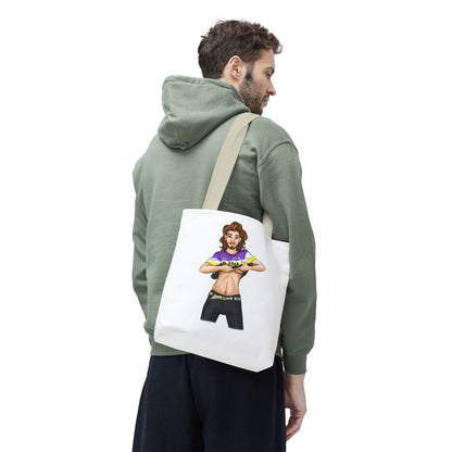 Nonbinary Pride Tote Bag – “Gender Is Over” Art, Durable Polyester, Multiple Sizes | Inclusive LGBTQIA+ Accessory | Voce Lindx