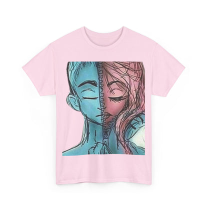 Gender-Free Heavy Cotton Tee – Classic Fit, 100% Cotton, Inclusive Basic Wardrobe Staple | Voce Lindx