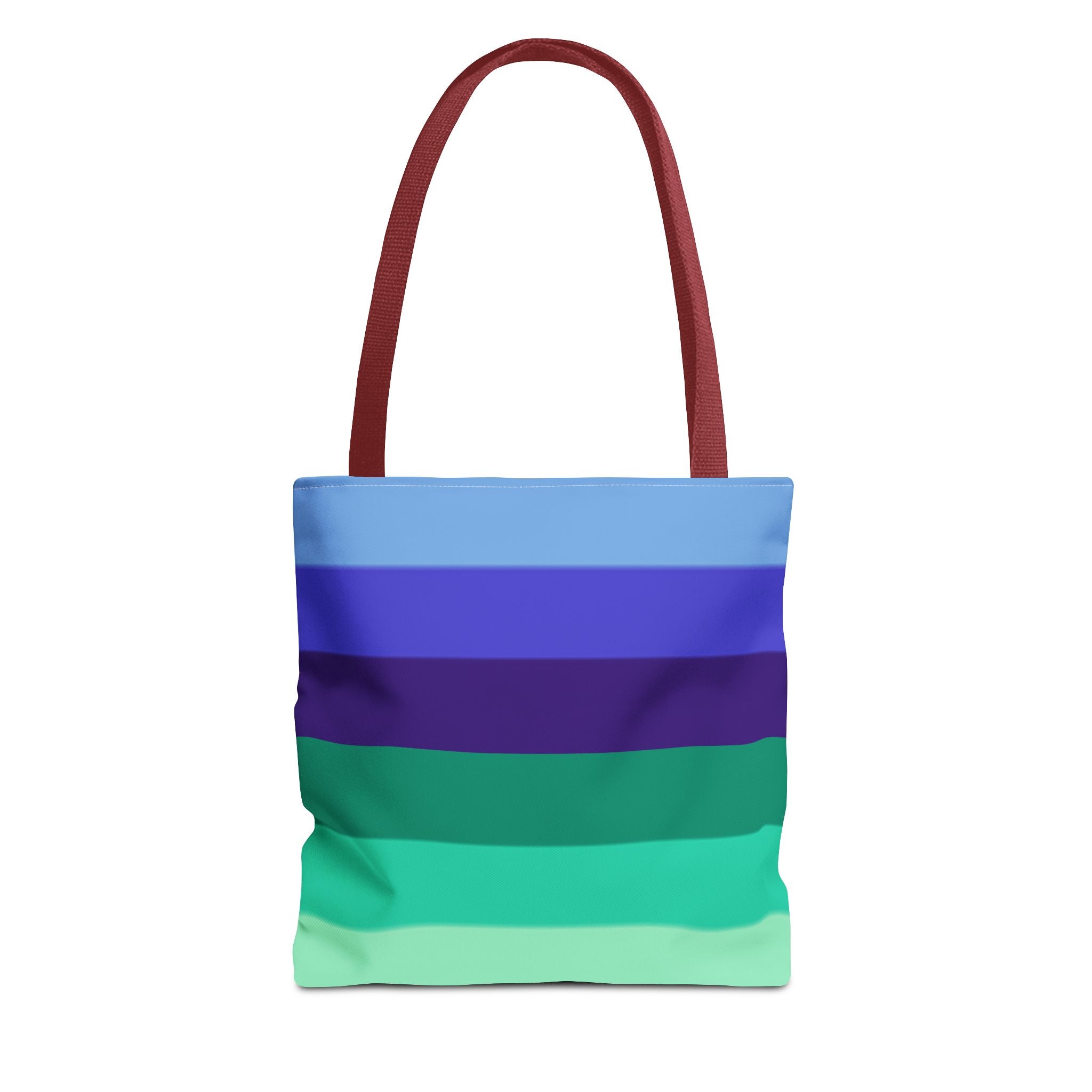 Gay Pride Flag Tote Bag – Durable Polyester, Multiple Sizes &amp; Handle Colors | Inclusive LGBTQIA+ Accessory | Voce Lindx