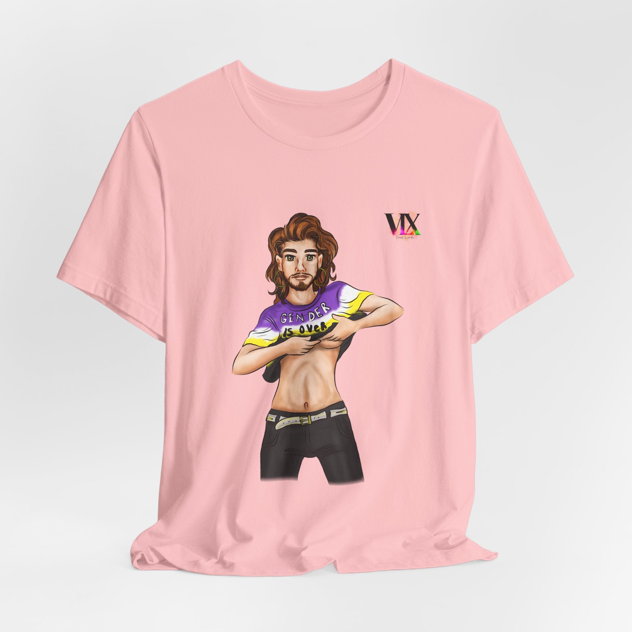 VOCE LINDX Classic Fit Cotton T‑Shirt – 100 % Airlume Combed &amp; Ring‑Spun Cotton – Lightweight, Breathable Tee