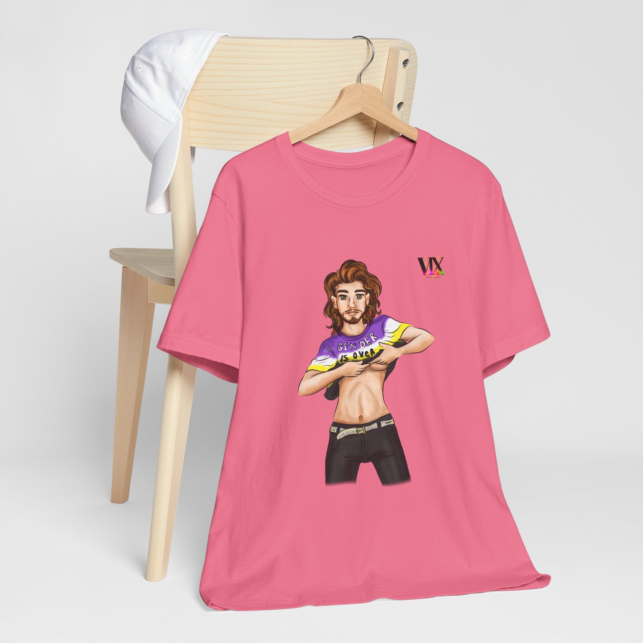VOCE LINDX Classic Fit Cotton T‑Shirt – 100 % Airlume Combed &amp; Ring‑Spun Cotton – Lightweight, Breathable Tee