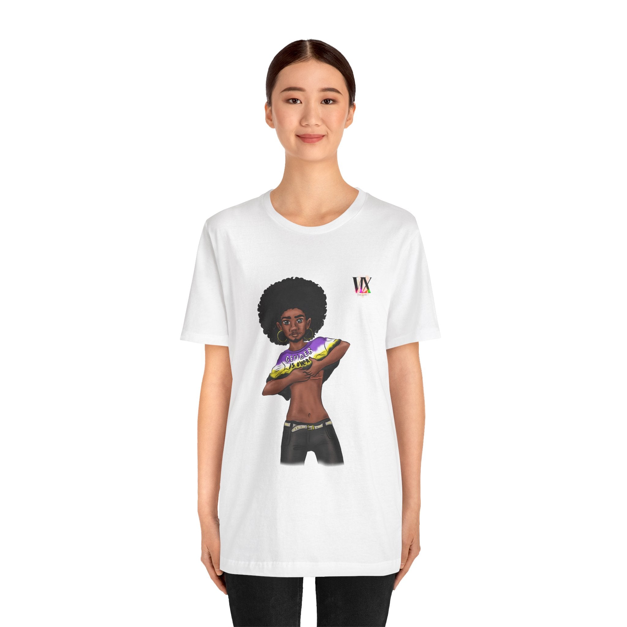 VOCE LINDX Classic Fit T‑Shirt – 100 % Airlume Cotton, Lightweight &amp; Breathable Tee