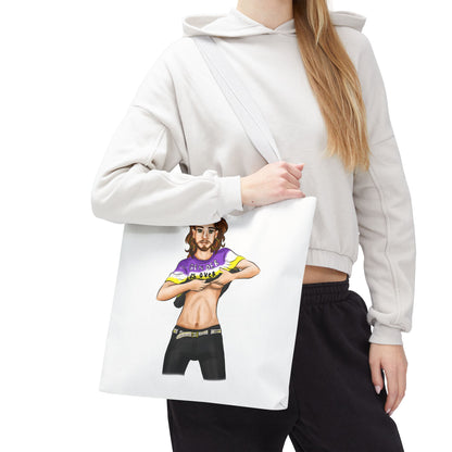 Nonbinary Pride Tote Bag – “Gender Is Over” Art, Durable Polyester, Multiple Sizes | Inclusive LGBTQIA+ Accessory | Voce Lindx