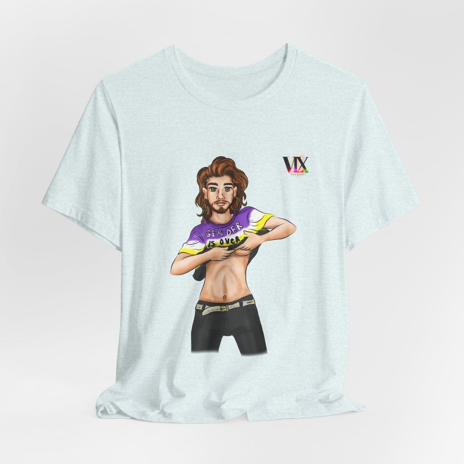 VOCE LINDX Classic Fit Cotton T‑Shirt – 100 % Airlume Combed &amp; Ring‑Spun Cotton – Lightweight, Breathable Tee