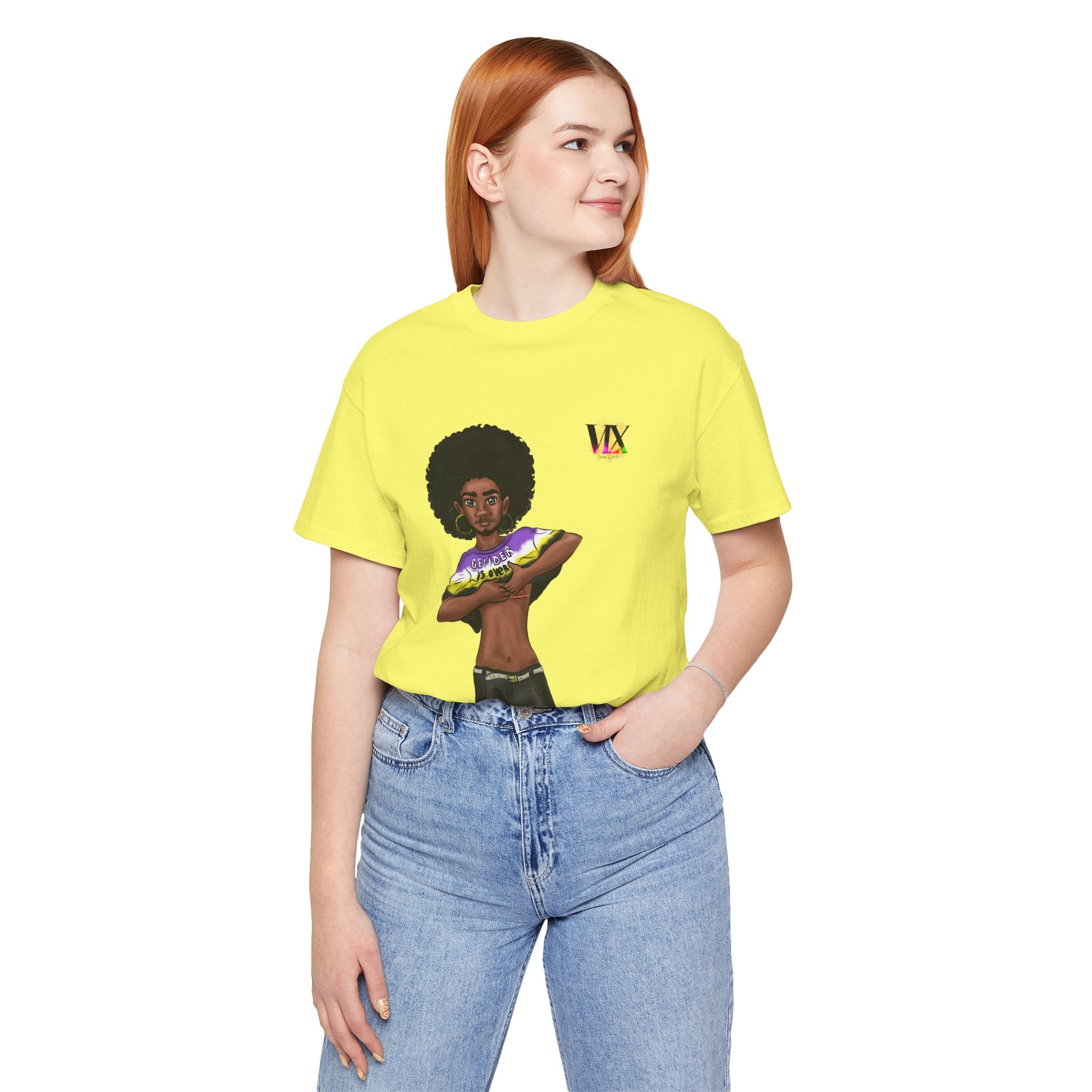 VOCE LINDX Classic Fit T‑Shirt – 100 % Airlume Cotton, Lightweight &amp; Breathable Tee