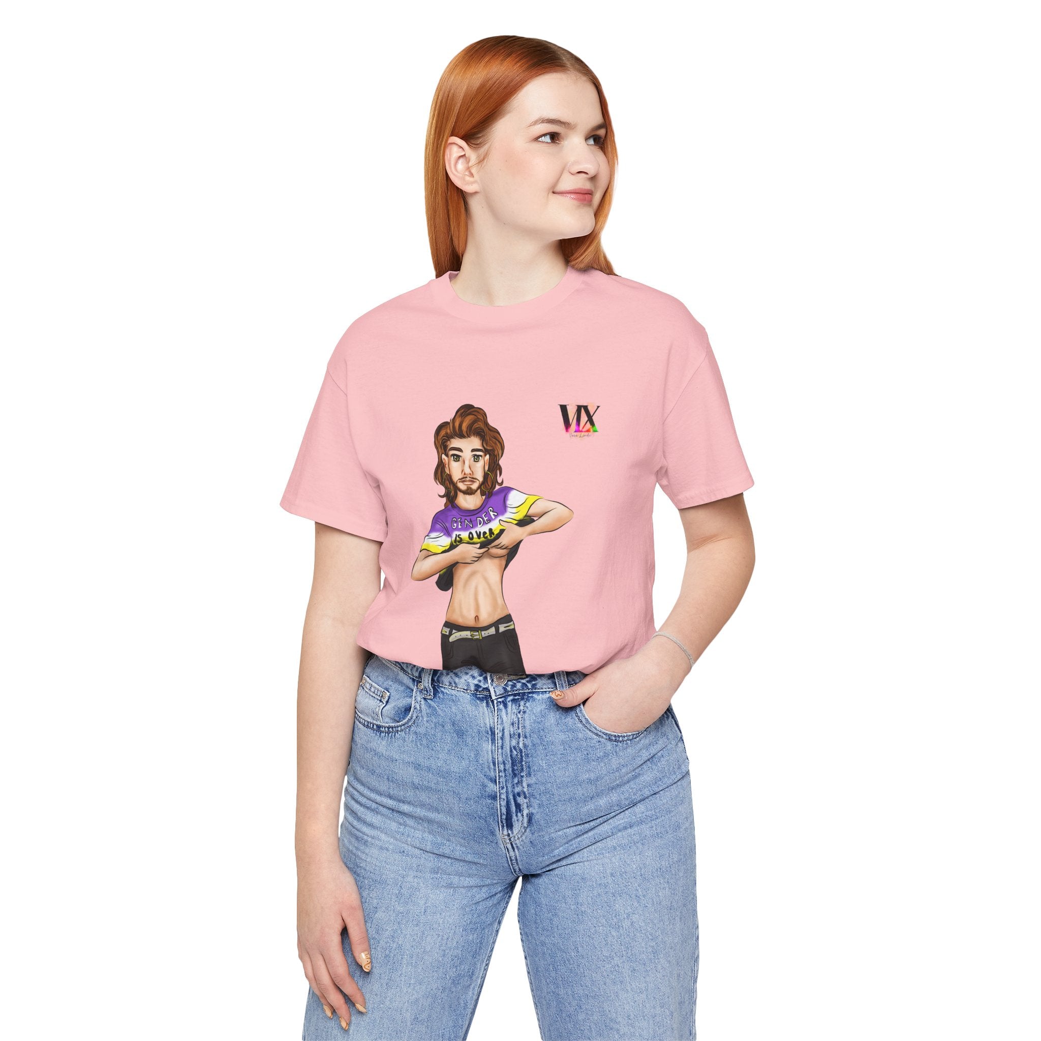 VOCE LINDX Classic Fit Cotton T‑Shirt – 100 % Airlume Combed &amp; Ring‑Spun Cotton – Lightweight, Breathable Tee
