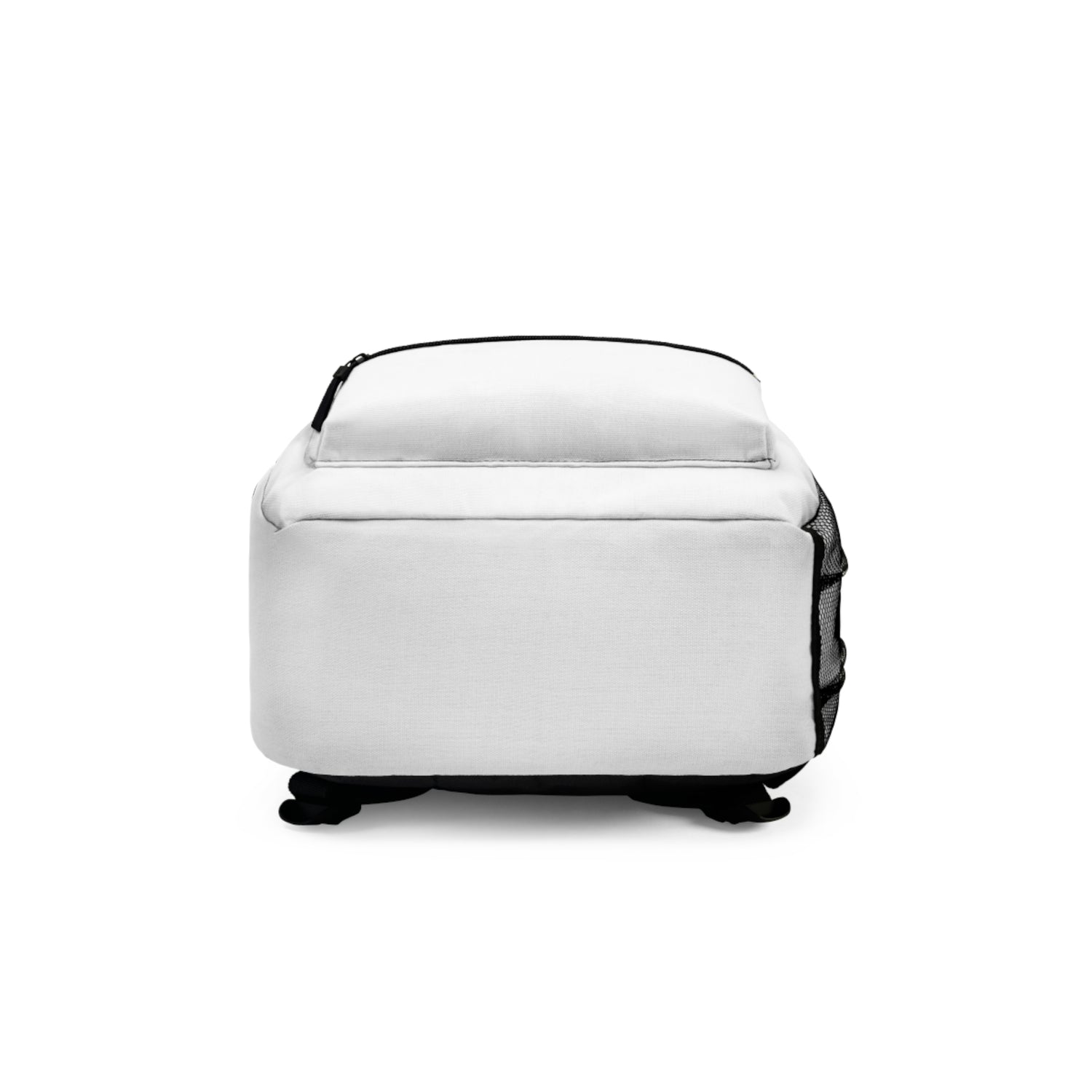 VOCE LINDX ‘Trans em Trans’ White Backpack – Water-Resistant Lightweight LGBTQIA+ Bag with Butterfly Earth Print