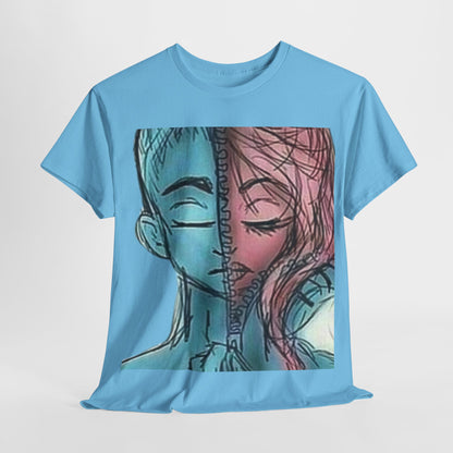 Gender-Free Heavy Cotton Tee – Classic Fit, 100% Cotton, Inclusive Basic Wardrobe Staple | Voce Lindx