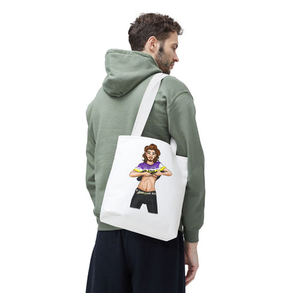 Nonbinary Pride Tote Bag – “Gender Is Over” Art, Durable Polyester, Multiple Sizes | Inclusive LGBTQIA+ Accessory | Voce Lindx